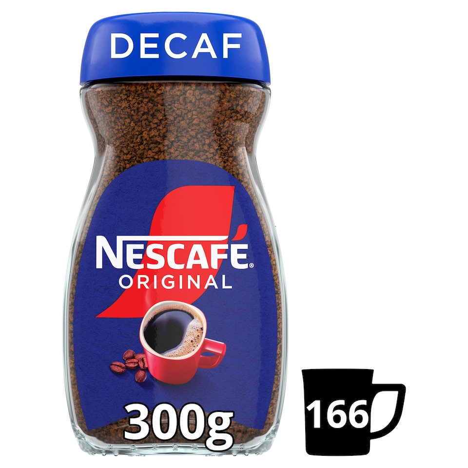 image 1 of Nescafe Original Decaf Instant Coffee 300g