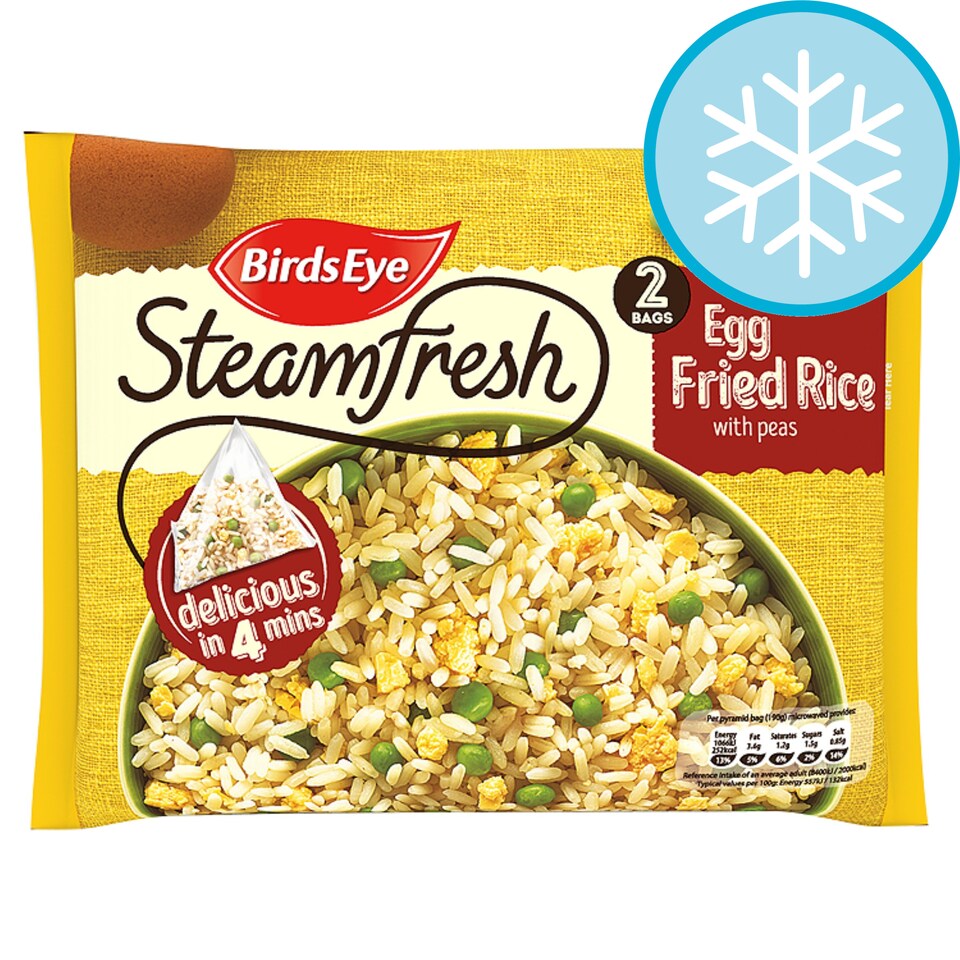 Birdseye 2 Egg Fried Rice With Peas 380G