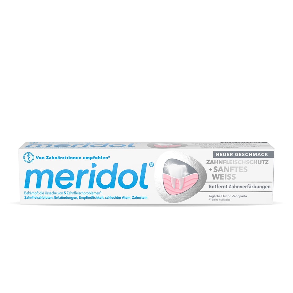 image 1 of meridol Gum Protection & Gentle White Toothpaste 75 ml