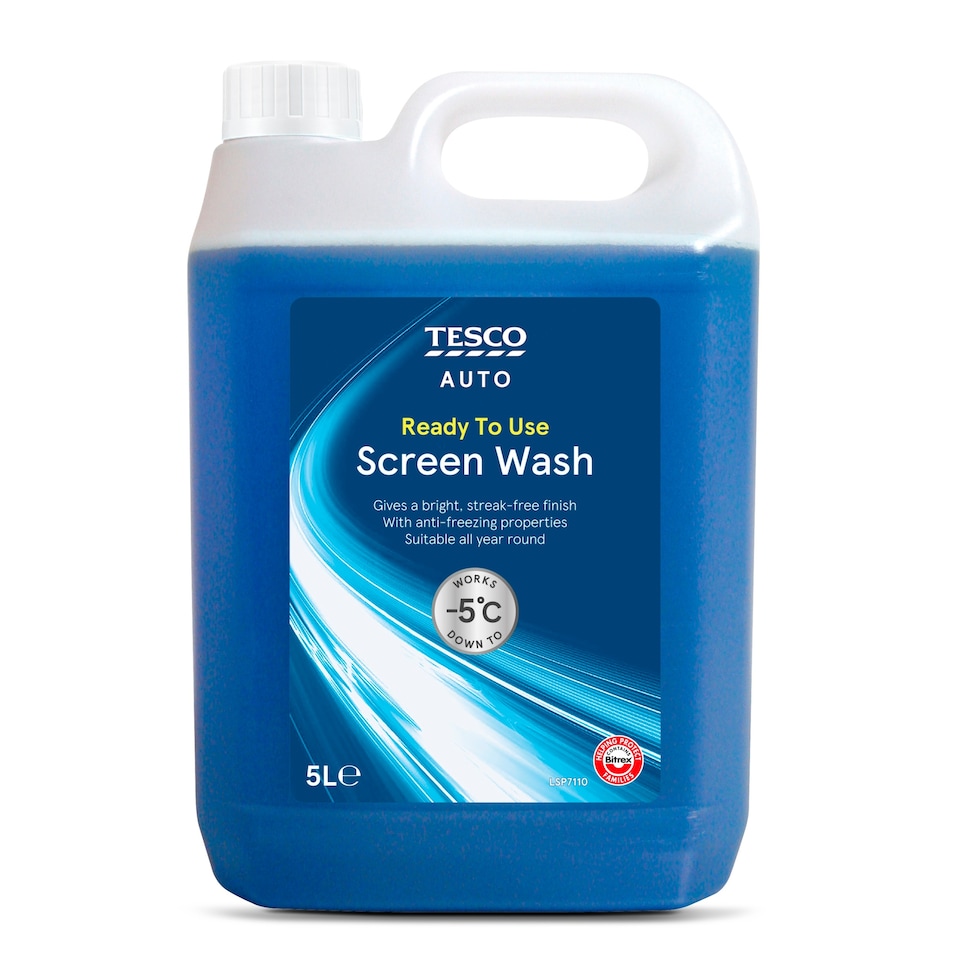 Tesco Ready to Use Screen Wash 5 Litres