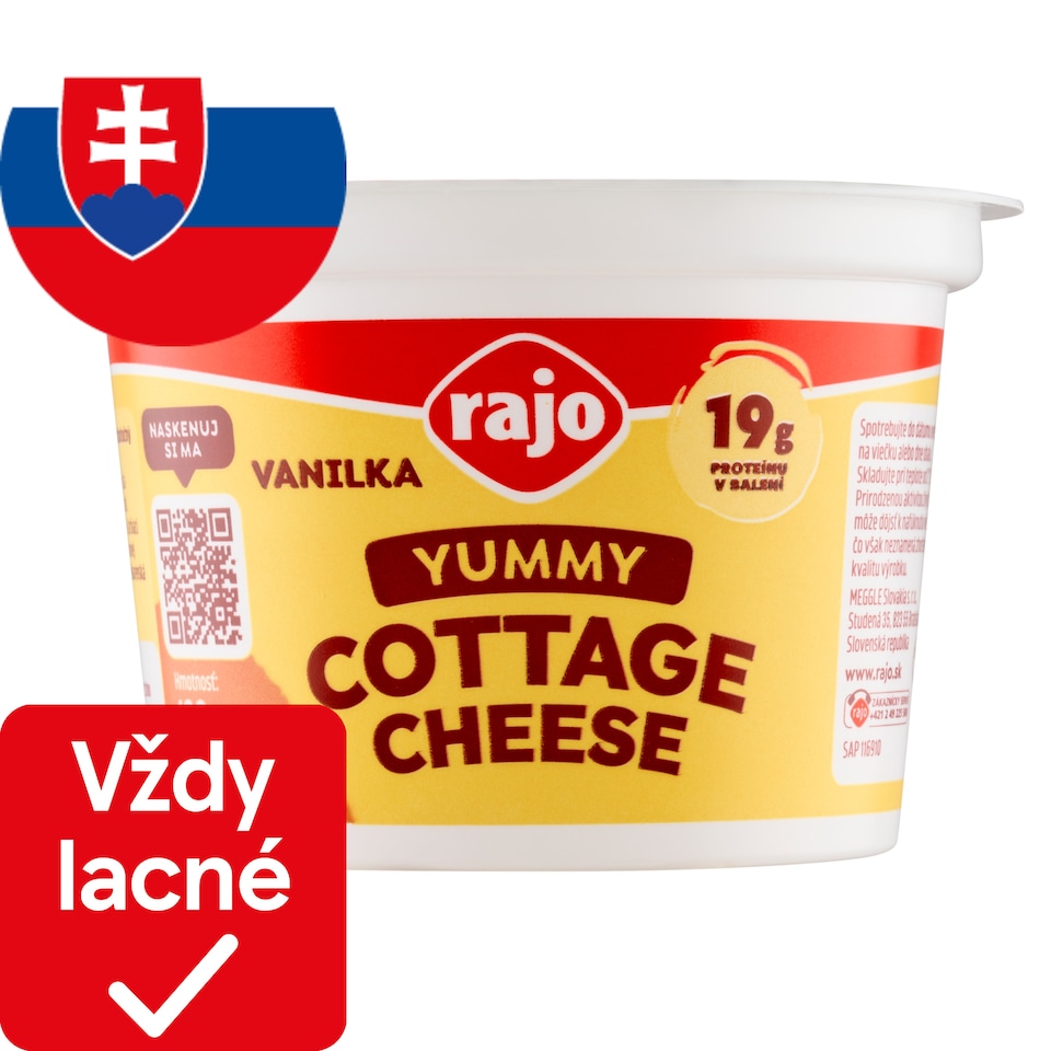 image 1 of Rajo Cottage Cheese Yummy Vanilla 180 g