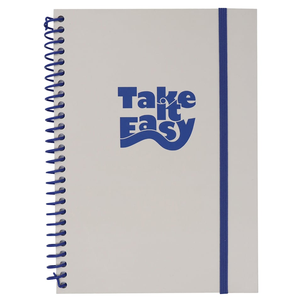 Tesco Big Blue A5 Wiro Notebook