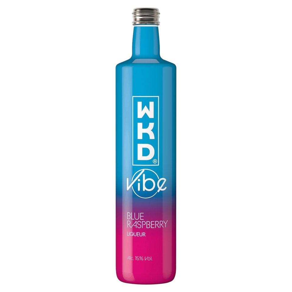 WKD Vibe Liqueur - Blue Raspberry 500ml