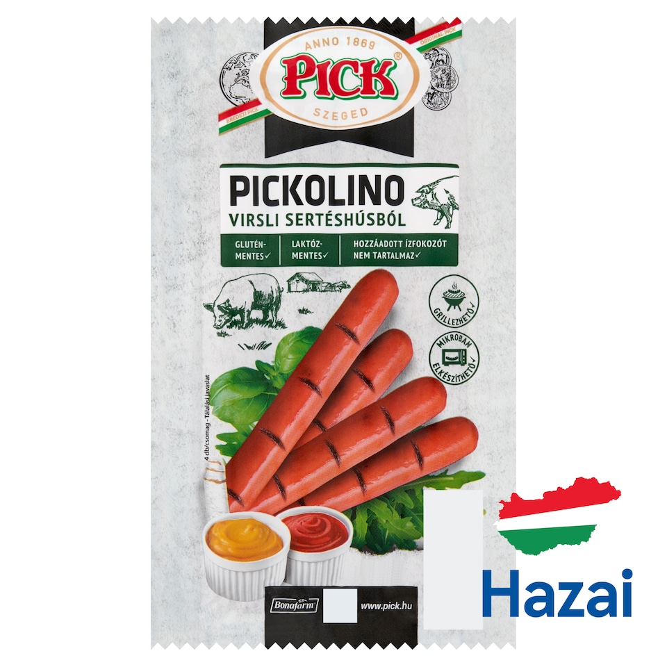 PICK Pickolino virsli sertéshúsból 140 g 1. kép