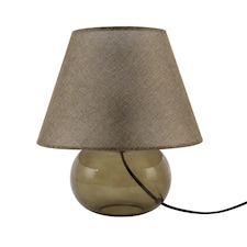 F&F Home Green Glass Table Lamp