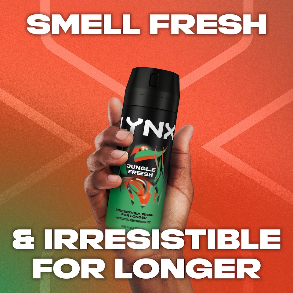 image 1 of Lynx Jungle Fresh 48h Deodorant Bodyspray for Men 150ml