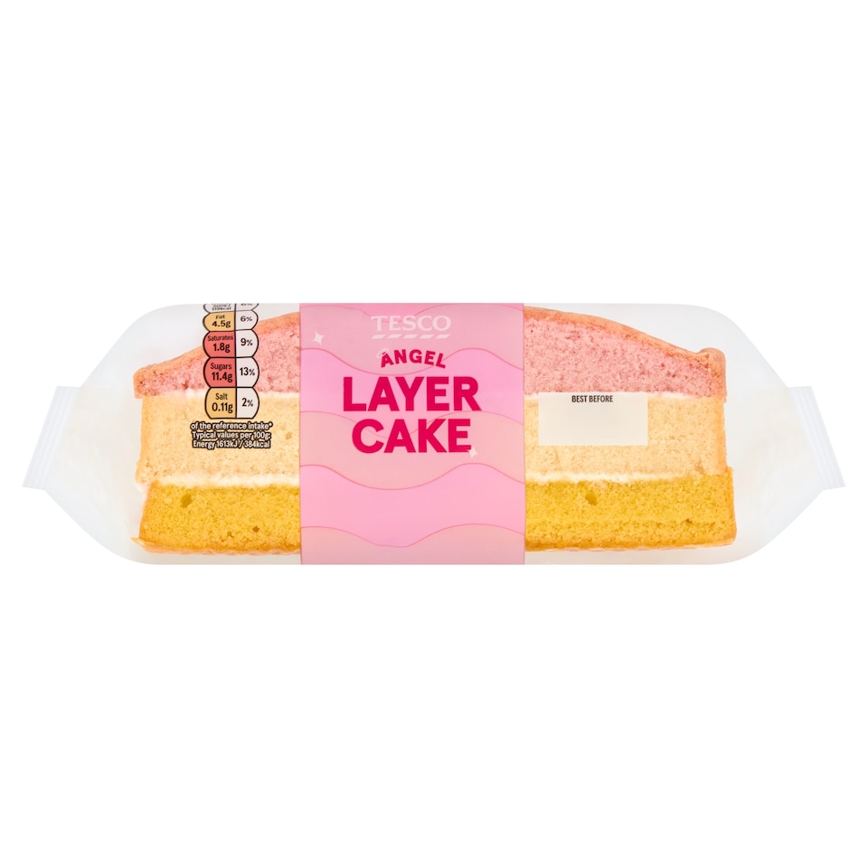 Tesco Angel Layer Cake - Vanilla