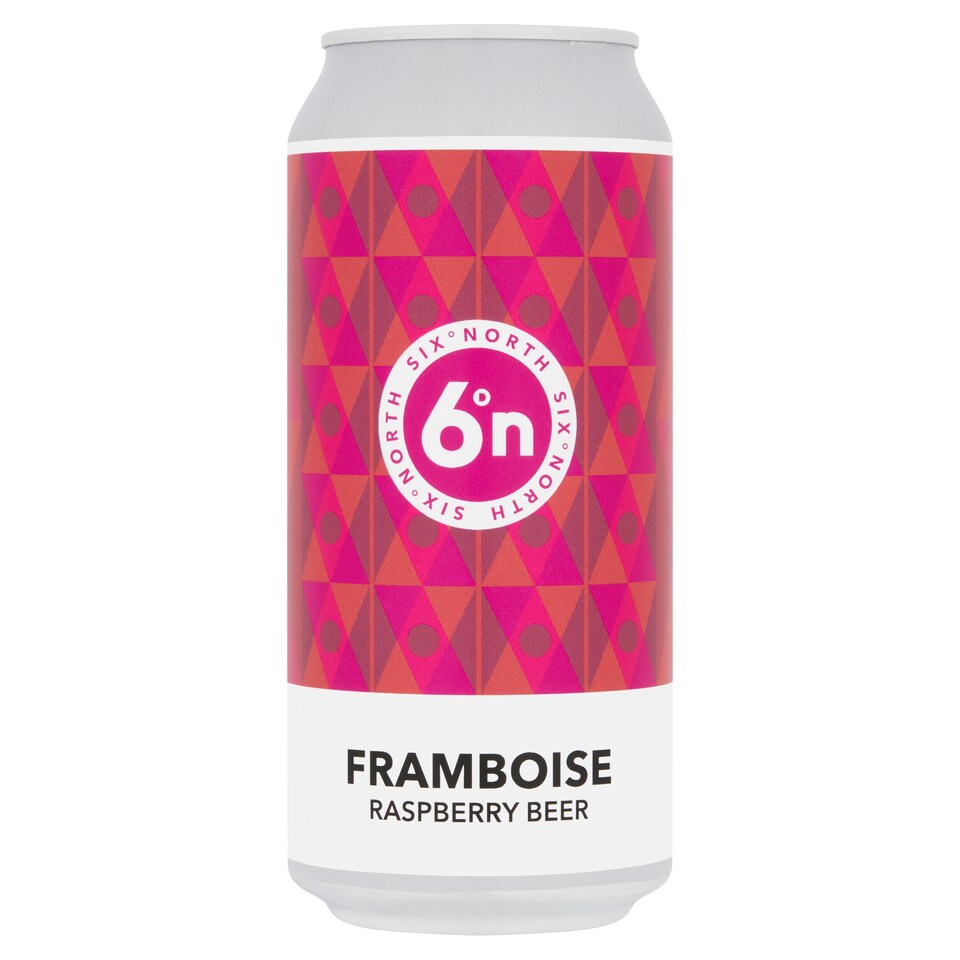 Six Degrees North Framboise Raspberry Beer 440ml
