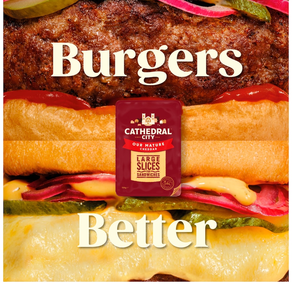 image 1 of Cathedral City 6 Slices Mature Cheddar Cheese 150 G