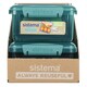 image 4 of Sistema Ocean Green Lunch Plus 1.2L