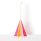 image 2 of Paperchase Neon Christmas Hanging Tree Decoration