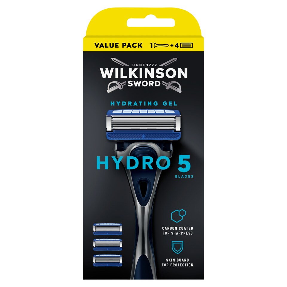 Wilkinson Sword Hydro ötpengés borotva hidratáló zselével 4 db