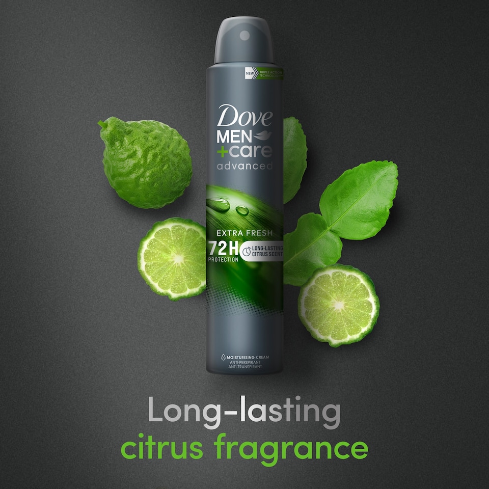 image 1 of Dove Men+Care Extra Fresh 72h Antiperspirant Deodorant 200ml