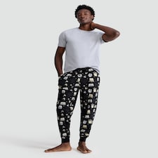 Disney Star Wars Mandalorian Fleece Pyjama Bottoms in Black