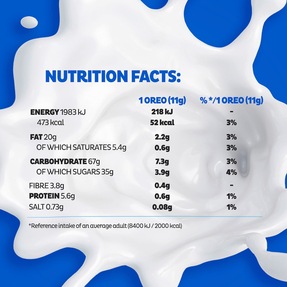 image 1 of Oreo Chocolate Brownie Cookie Sandwich Biscuits 154g