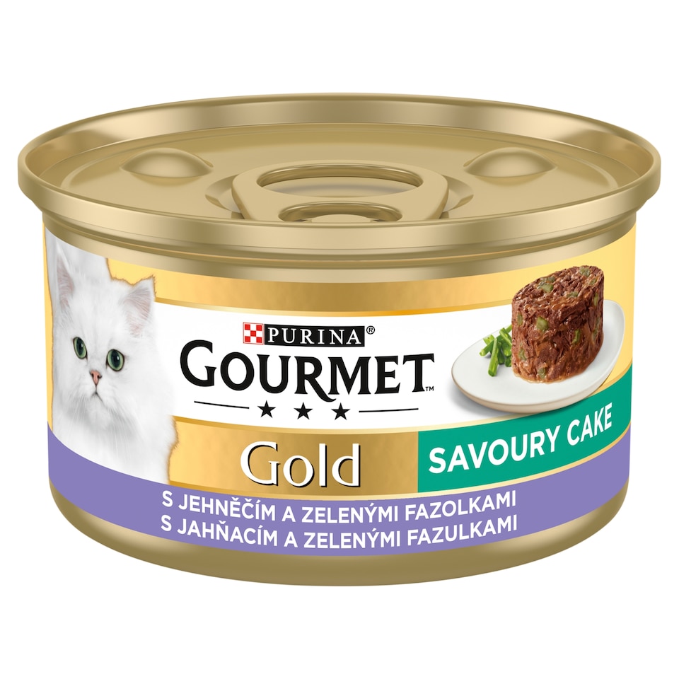 obrázok 1 z Gourmet Gold Savoury Cake konzerva pre mačky jahňacie 85 g