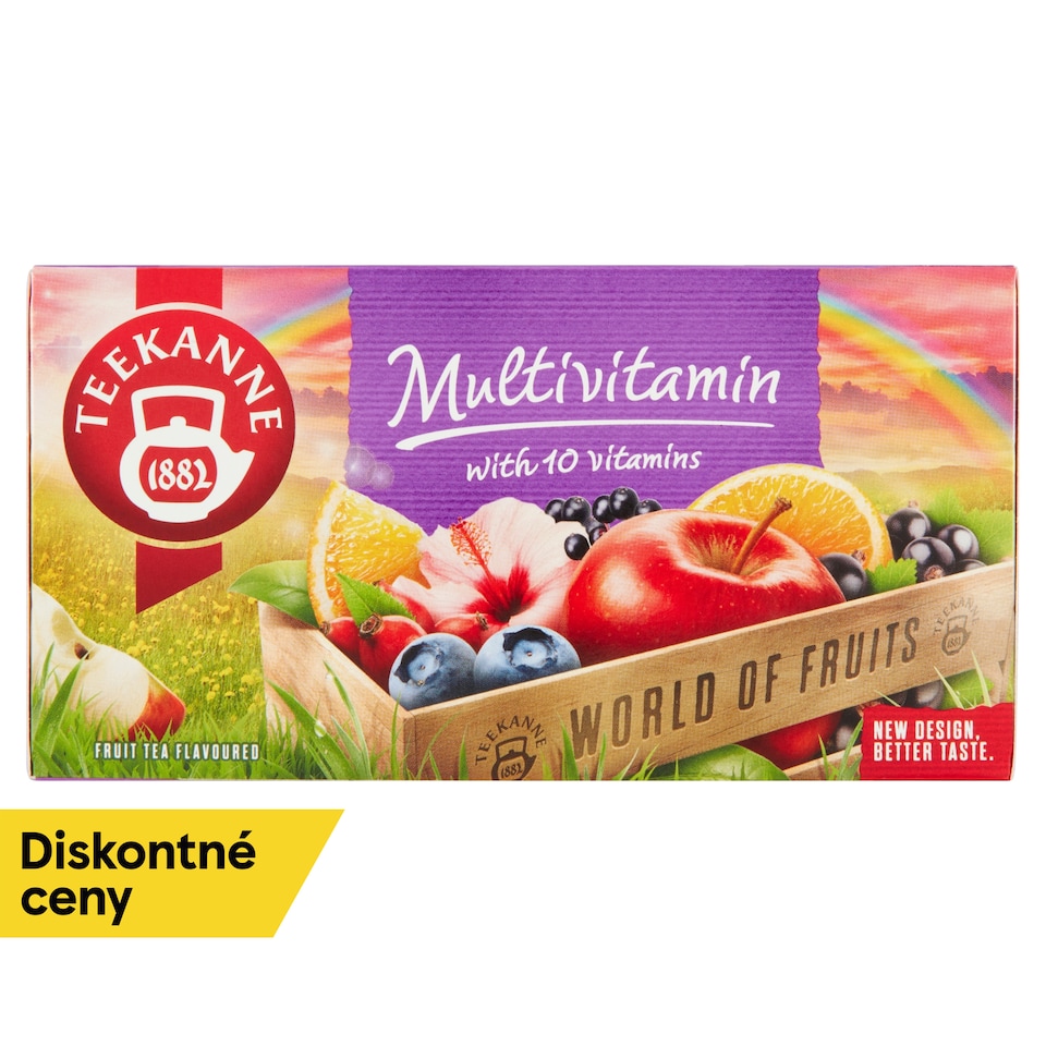 obrázok 1 z TEEKANNE Multivitamín, World of Fruits, 20 vrecúšok, 50 g