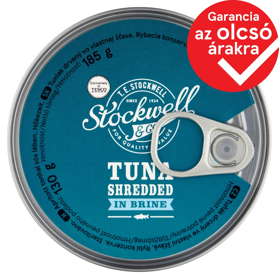 Stockwell & Co. aprított tonhal sós lében 185 g