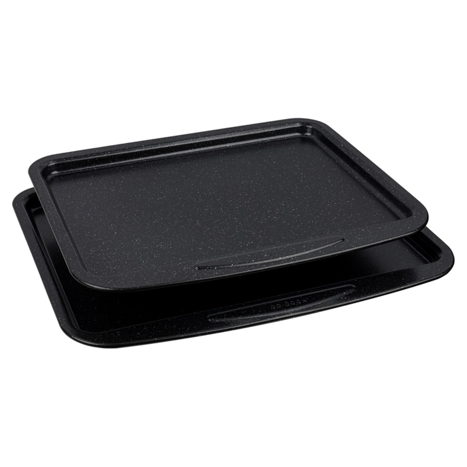 Go Cook Marble Oven Tray Set Medium & Large