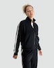 image 2 of F&F Active Side Stripe Zip Up Jacket in Black
