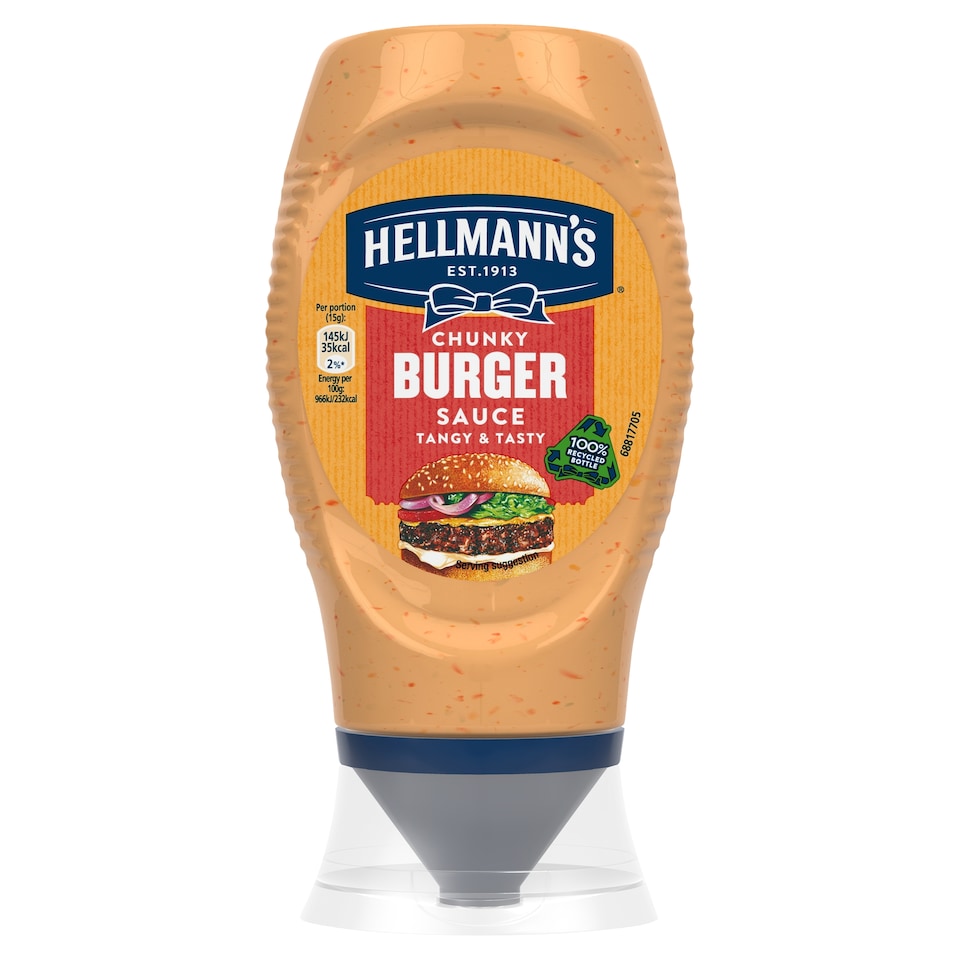 Hellmann's Chunky Burger Sauce 250Ml