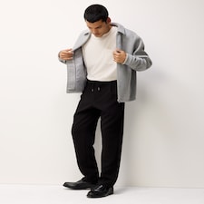 F&F Straight Leg Chino Trousers in Black