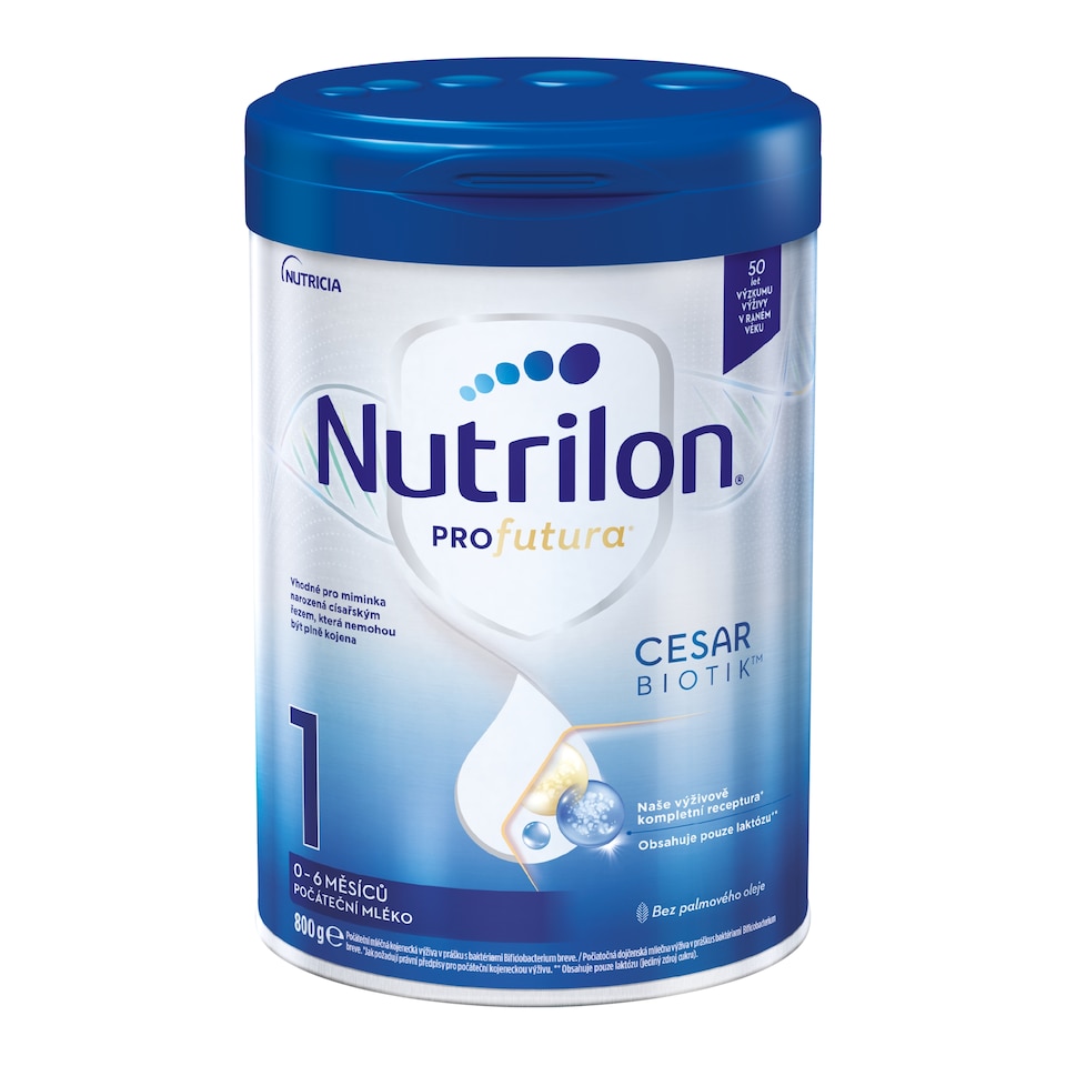obrázok 1 z NUTRILON Profutura Cesarbiotik 1 počiatočné dojčenské mlieko 800g