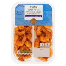 Tesco Tandoori Style King Prawns 150g