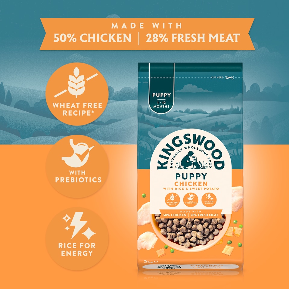 image 1 of Kingswood Puppy, Chicken with Rice & Sweet Potato, 2Kg