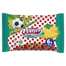 Pöttyös Óriás Túró Rudi Lemon Cream Cottage Cheese Dessert 6 x 51 g (300 g)