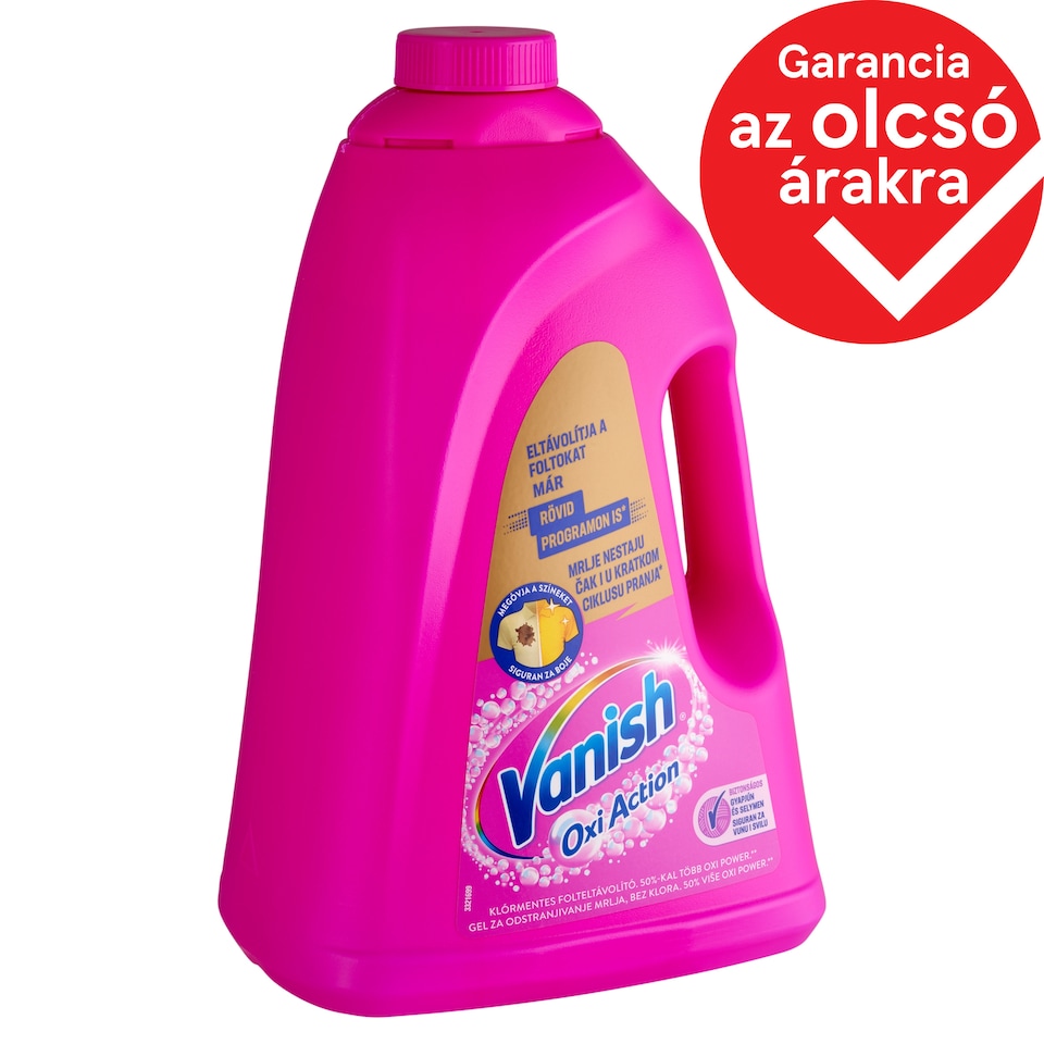 Vanish Oxi Action folteltávolító gél koncentrátum 3 l