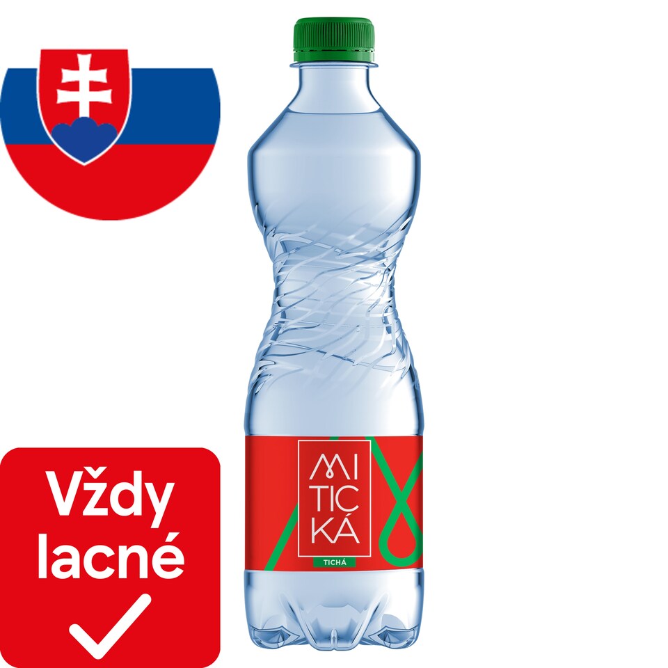 Mitická Prírodná minerálna voda tichá 0,5 l