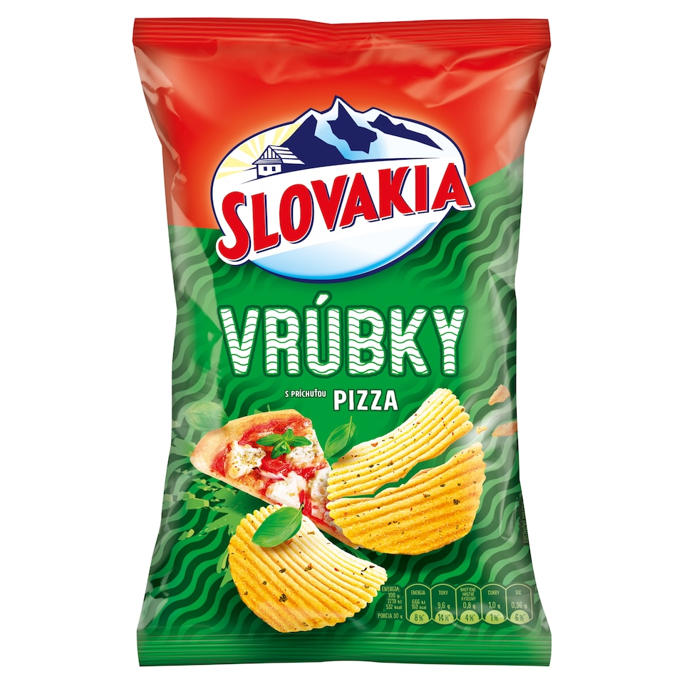 Slovakia Vrúbky s príchuťou pizza 120 g