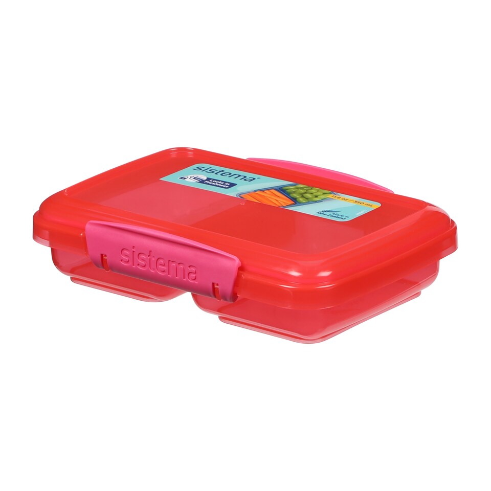 image 1 of Sistema Small Split Lunch Box 350Ml