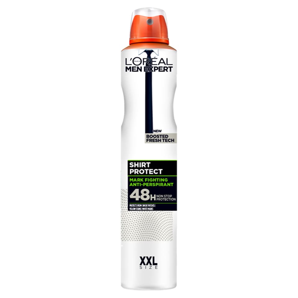 image 1 of L’Oreal Men Expert Shirt Protect 48 Hour Antiperspirant Deodorant 300Ml