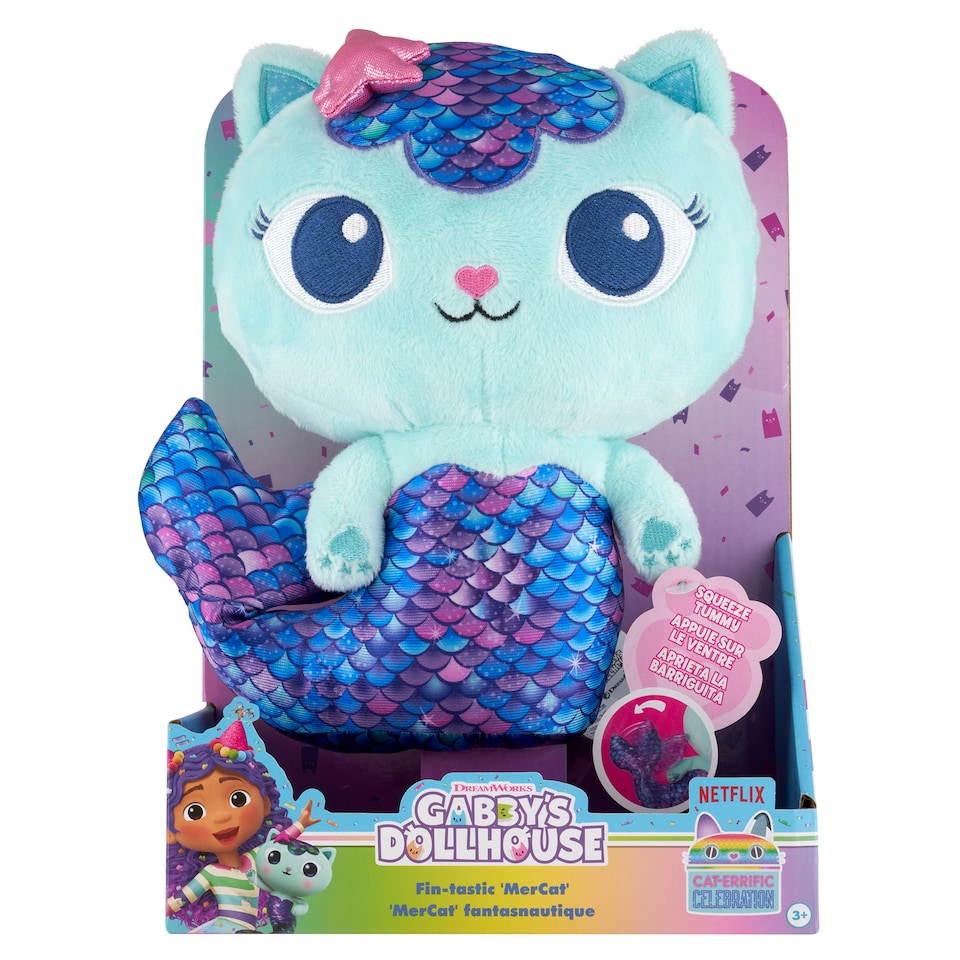 Dreamworks Gabby's Dollhouse Fin-Tastic MerCat Toy