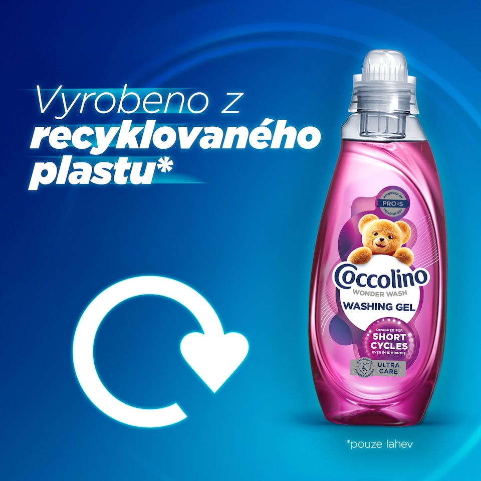 Obrázek 1 pro produkt Coccolino Wonder Wash prací gel Ultra Care 37W 1,48l