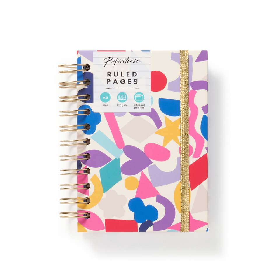 image 1 of Paperchase Rainbow A6 Notebook
