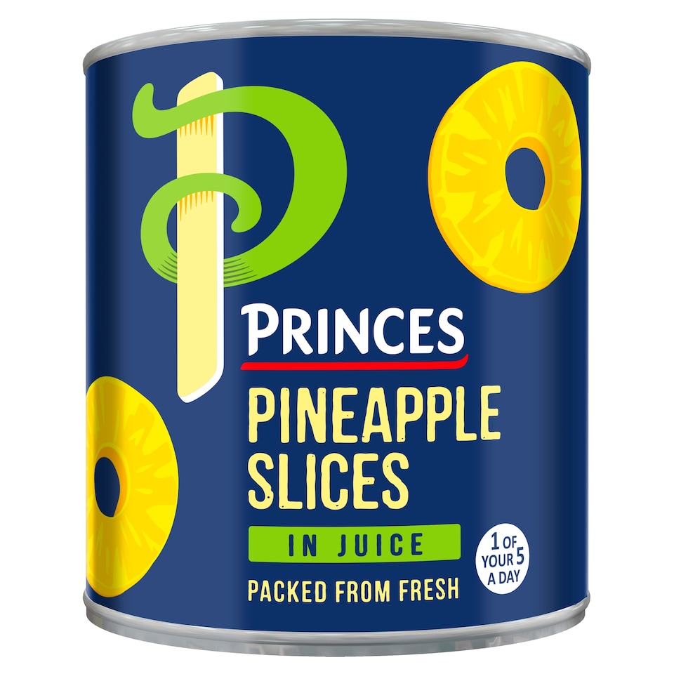 Princes Pineapple Slices In Juice 432G