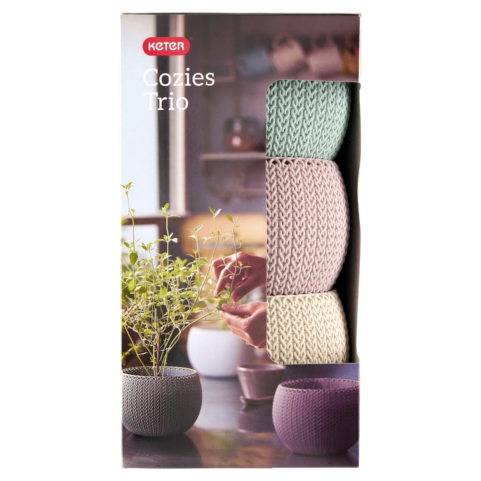 Keter Cozies Trio kaspó 1,4 l 3 db 1. kép