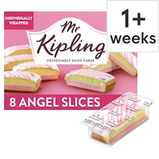 Mr Kipling Angel Slices Vanilla Cake 8 Pack