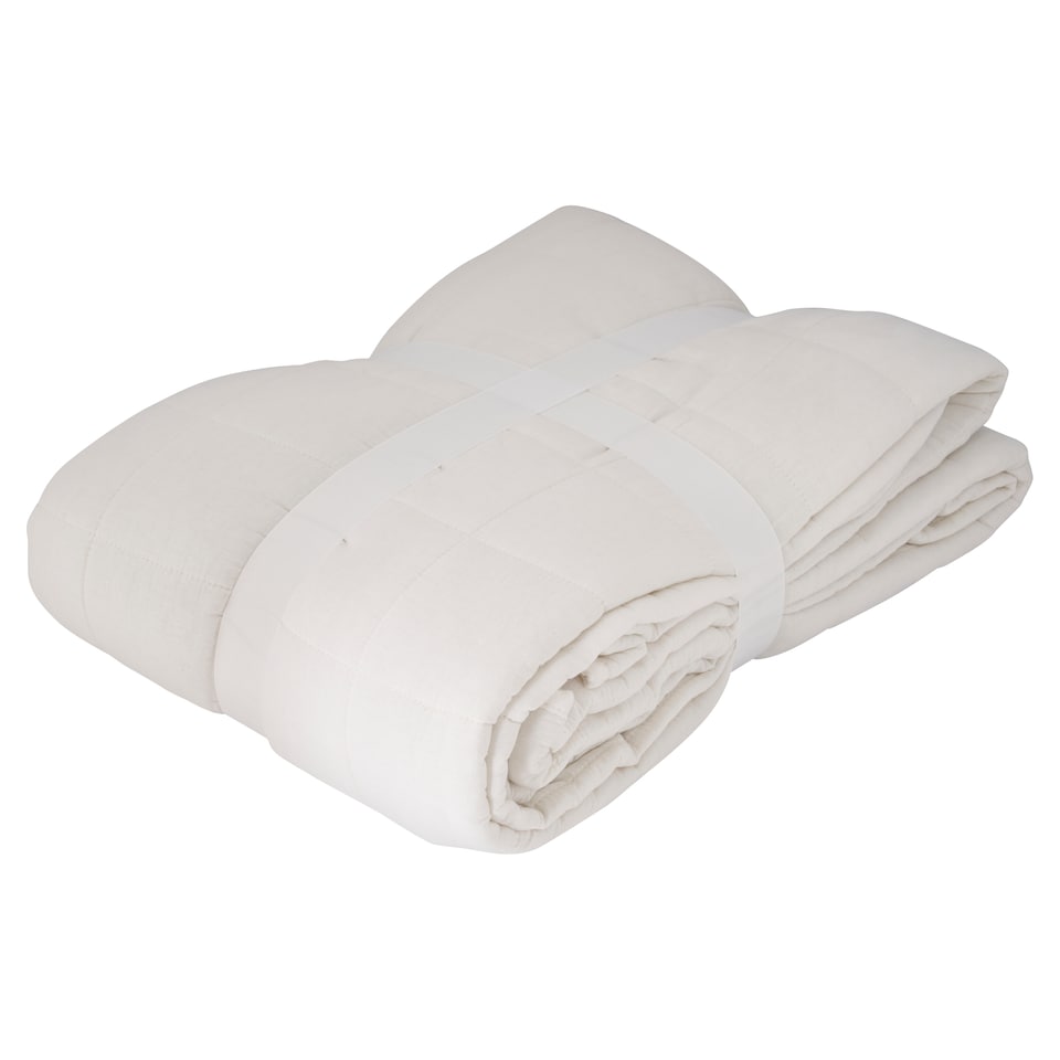F&F Home Washed Ivory Bedspread