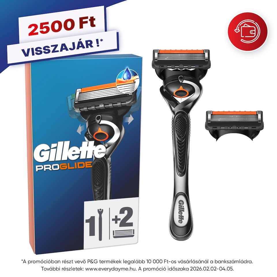 Gillette ProGlide Férfi Borotva, 1 db Gillette 5 Pengés, Borotvabetétek, FlexBall Markolat  1. kép
