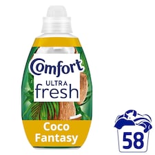 Comfort Ultra Fresh & Protect Fabric Conditioner Coco Fantasy 58 Washes 870ml