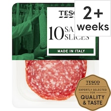 Tesco Salami Slices 12 Pack 100g