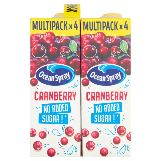 Ocean Spray Cranberry Classic Light Juice Drink 4 X 1 Litre Tesco