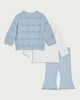 image 2 of F&F Baby 3-Piece Cotton Rich Set in Blue