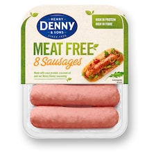 Denny 8 Meat Free Sausages 304g