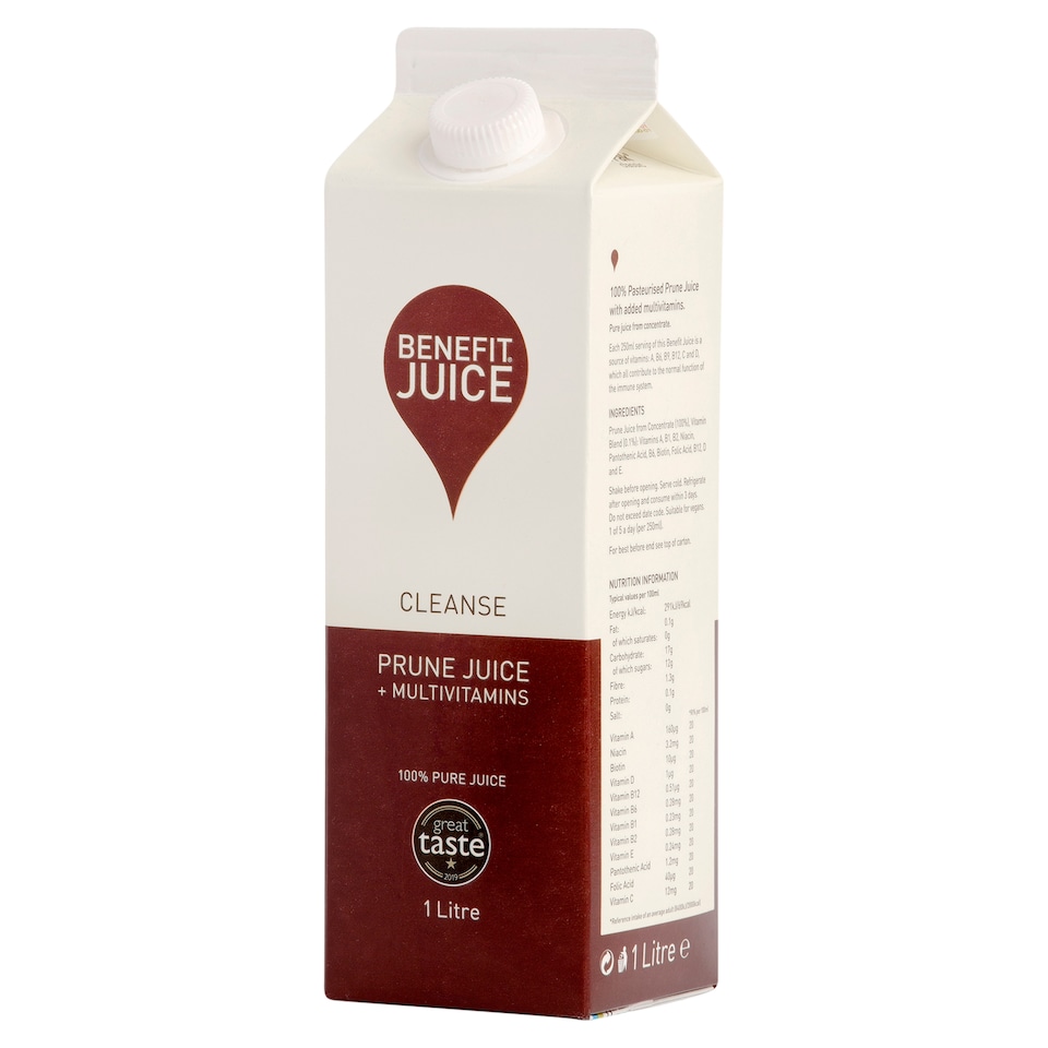 image 1 of Benefit 100% Prune Juice 1Litre