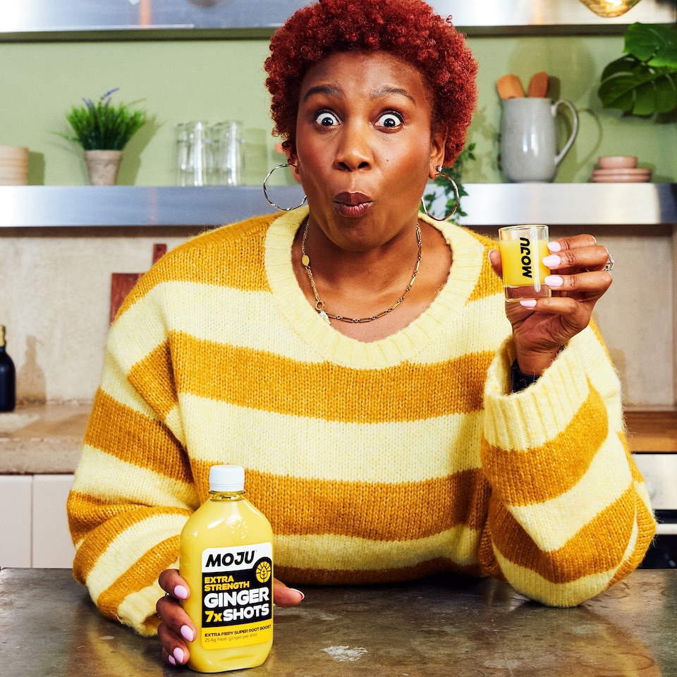 image 1 of MOJU Extra Strength Ginger 7x Shots 420ml